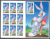 Bugs Bunny - Mint Sheet of 10 Stamps United States, 1997